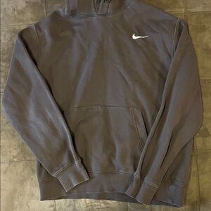 Nike Charcoal Sweatshirt with White Swoosh